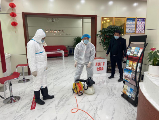 專業(yè)消毒 保障返崗工作安全